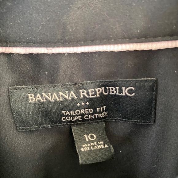 Banana Republic Black Blouse (size 10) - Picture 2 of 3